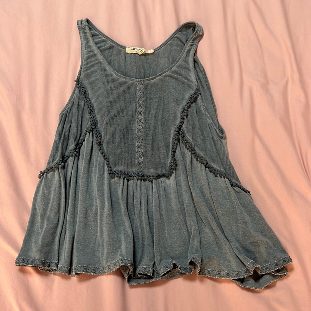 Blueish/Gray Tank top. Size 1 (xs/s)